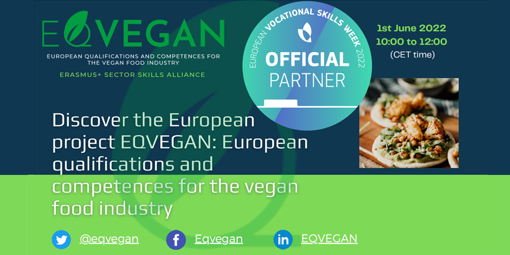 INNOVATIVE TRAINING ACTIVITIES FOR THE PLANT-BASED FOOD INDUSTRY: DISCOVER THE EQVEGAN PROJECT